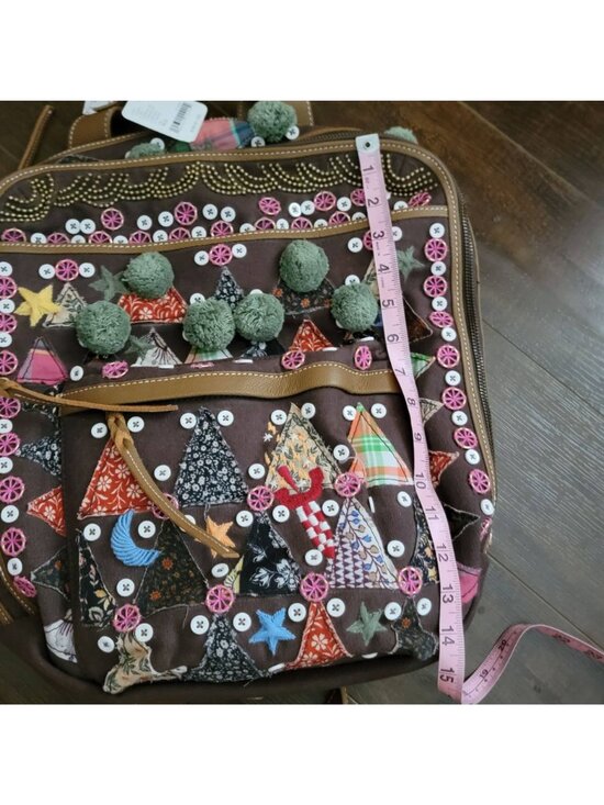 Free People The Falls Bexley Backpack Vintage Maximalist Hippie Retro Patchwork main image 9
